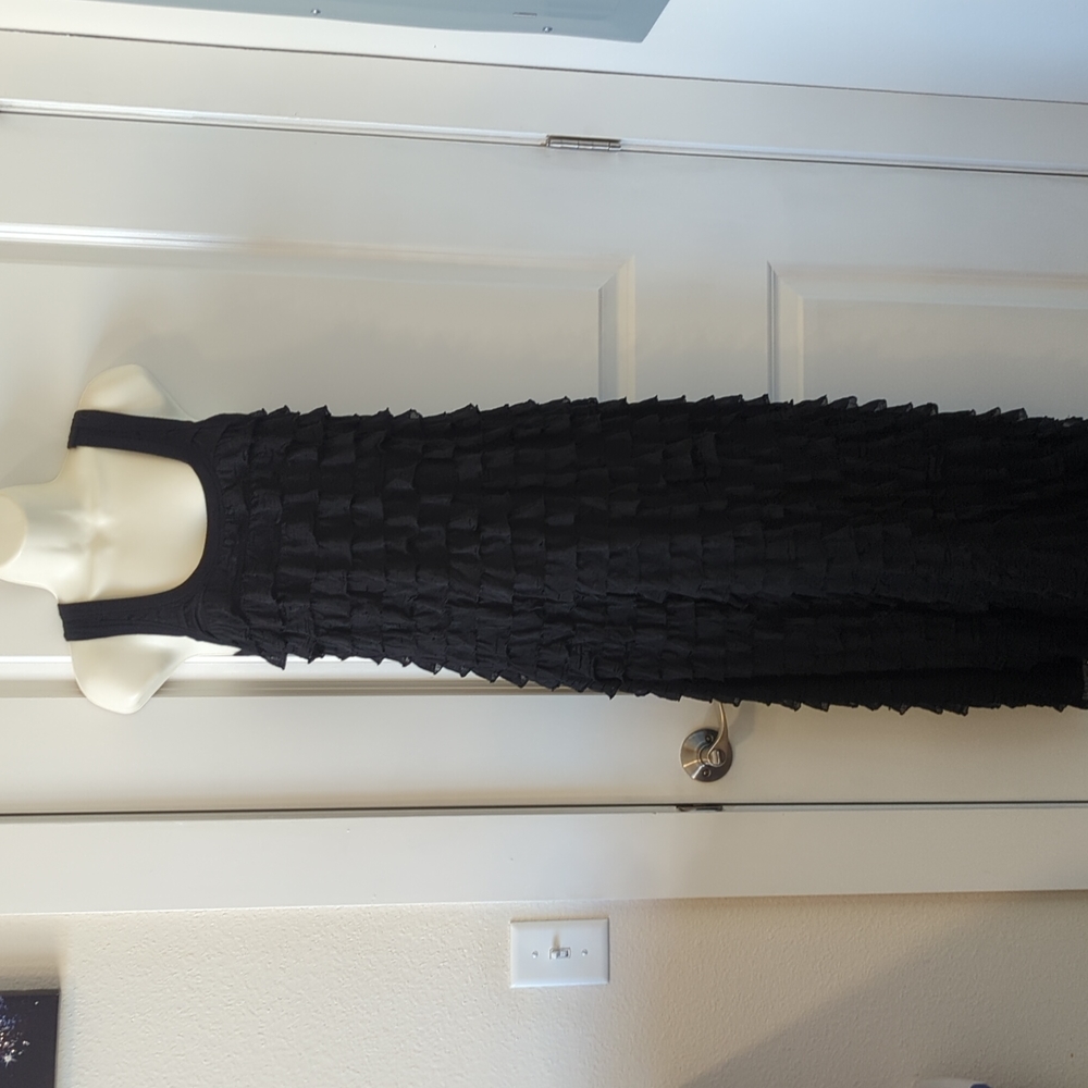 Karen Kane Ruffle Maxi Dress
